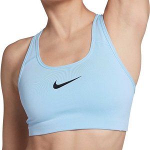 Light Blue Nike Dri-Fit Sports Bra, Size: Small